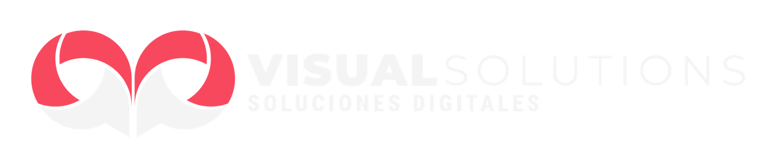 Logo en negativo de AP Visual Solutions, agencia de marketing digital, fotografía y diseño gráfico.